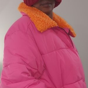 Winter coat/With a little splash